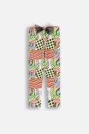 COCCODRILLO leggings CARTOONS GIRL KIDS, multicoloured, ZC4122101CGK-022-122, 122 cm