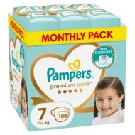 PAMPERS mähkmed Premium Care, 7 suurus 15+kg, 108 tk, 80789189