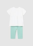 MAYORAL lühikeste varrukatega t-särk + retuusid 4L, agate, 1736-52