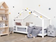 BENLEMI lastevoodi-maja LUCKY, 90x190 cm., White, 7893/90X190-BIL