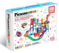 PICASSO TILES Magnetiline konstruktor 2in1 komplekt 108 osa, PTG108