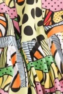 COCCODRILLO dress CARTOONS GIRL KIDS, multicoloured, ZC4129103CGK-022-122, 122 cm