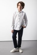 COCCODRILLO pikkade varrukatega särk BACK TO SCHOOL BOY, valge, WC5136101BSB-001-164, 164 cm