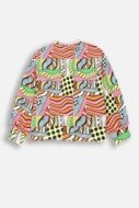 COCCODRILLO t-shirt CARTOONS GIRL KIDS, multicoloured, ZC4143101CGK-022-122, 122 cm