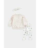 MOTHERCARE pusa, püksid ja peapael, FA895