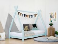 BENLEMI tipii-kujuline lastevoodi NAKANA, 90x180 cm., Light blue, DO-0002/90X180-SVM