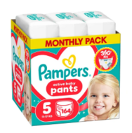 PAMPERS püksmähkmed Pants Monthly, 5 suurus, 9-15kg, 214 vnt., 80894757