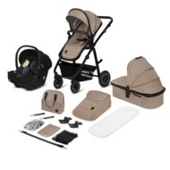 LIONELO universaalne käru AMBER 3IN1, Beige sand