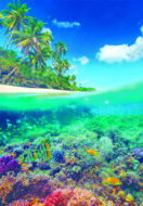 CLEMENTONI Puzzle suveparadiis, 1000 tk,, 39931