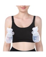 MOMCOZY käed-vabad rinnahoidja elektrilise rinnapumba jaoks, L suurus, Must YN08