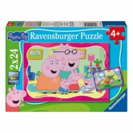 RAVENSBURGER laste pusle Peppa Pig, 2x24 tk, 12004184