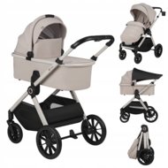 LIONELO universaalne käru LAYLA 2in1, Beige sand, LO-LAYLA 2IN1