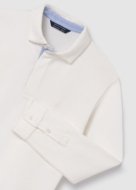 MAYORAL pikkade varrukatega polo särk 7C, kreemi värv, 7.104-39, 167 cm