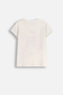 COCCODRILLO t-särk EVERYDAY GIRL A, kreemjad, cm