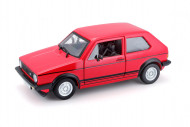 BBURAGO 1:24 auto mudel 1979 Volkswagen Golf MK1 GTI, 18-21089RD