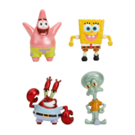 JADA SpongeBob SquarePants kogumisfiguurid, 4 tk., 6 cm, 9335302314R00