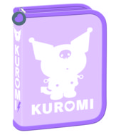 KUROMI pliiatsikott, lilla, TO-PBW-4110-XXX-KURO-SA