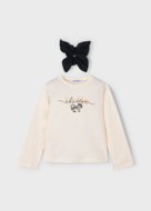 MAYORAL pikkade varrukatega t-särk, macchiato, 4.008-59, 10 cm