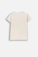 COCCODRILLO lühikeste varrukatega t-särk, kreemi värv, WC6143202FGK-003-110
