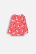 COCCODRILLO t-shirt HEARTS GIRL NEWBORN, roosad, ZC4143102HGN-007-086, 86 cm