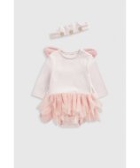 MOTHERCARE kleita ar garām piedurknēm un galvas lentu, IF546 80