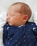 SWEETDREAMERS beebi magamiskott, blue moon ans stars, 2,5 TOG, 0-3m., 820866