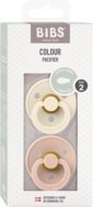 BIBS Värviline Sümmeetriline lutt, 2-pakk, 6-18 m., Ivory/Blush, Suurus 2