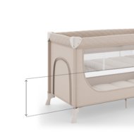 KINDERKRAFT reisivoodi-maneež LEODY UP, Beige, KCLEODUPBEG0000