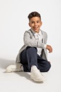 COCCODRILLO kardigan BACK TO SCHOOL BOY, hall, WC4172203BSB-019-164, 164 cm