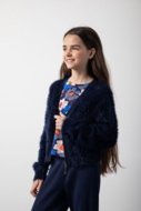 COCCODRILLO kampsun ACADEMY GIRL JUNIOR, sinine, ZC5172201AGJ-015-146, 146 cm