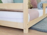 BENLEMI lastevoodi-maja TERY, 80x160 cm., Beige, 6217/80X160-BEZ