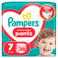 PAMPERS püksmähkmed, suurus 7, 38 tk, 15+ kg, 81748920