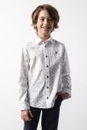 COCCODRILLO pikkade varrukatega särk BACK TO SCHOOL BOY, valge, WC5136101BSB-001-164, 164 cm