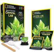 NATIONAL GEOGRAPHIC komplekt Carded Crystal Grow Glow in the Dark, NGCRYSTALGIDCRD