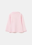 OVS pikkade varrukatega polo särk, roosa, , 001967796