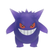 POKEMON läbipaistev Gengar figuur, PKW2741