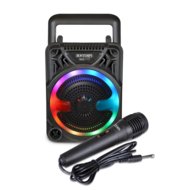 BONTEMPI juhtmevaba kõlar mikrofoniga ja RGB tuledega, 49 1000
