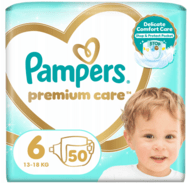PAMPERS mähkmed Premium Care, 6 suurus 13-18kg, 50 tk., 80887518