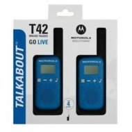 MOTOROLA raadiosaatjad Talkabout T42 Blue 2 pcs., B4P00811LDKMAW
