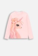 COCCODRILLO t-shirt EVERYDAY GIRL A, roosad, ZC4143102VGA-007-152, 152 cm