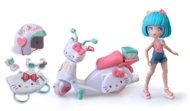 4SF manga stiilis nukk mootorrattaga Hello Kitty 19,5 cm, HKTF3000
