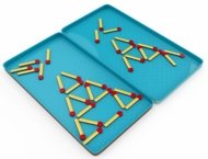 PURPLE COW reisimäng Matchstick Puzzles (LT, LV, EE), 6886