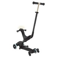 GLOBBER tõukeratas Go Up Deluxe Lights 360°, must, 699-320