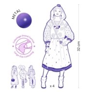 DJECO värvimiskomplekt Les demoiselles – Zaho & friends, DJ09546