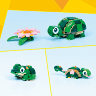 31377 LEGO® TURTLE WITH A WATER LILY FLOWER