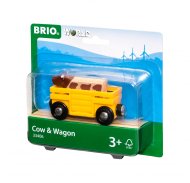 BRIO loomavagun koos lehmaga, 33406