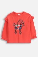 COCCODRILLO t-särgid FROSTING PUDDLE GIRL KIDS, punane, cm
