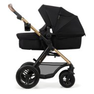 KINDERKRAFT universaalne jalutuskäru MOOV 2 4in1 AIR, pure black, KSMOOV02BLK4000