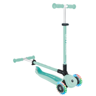 GLOBBER tõuekratas Junior kokku volditav fantaasiatuledega, mündiroheline, 433-206