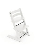STOKKE söögitool koos turvakaare ja vastsündinu komplektiga TRIPP TRAPP, white, grey NBS, 685900